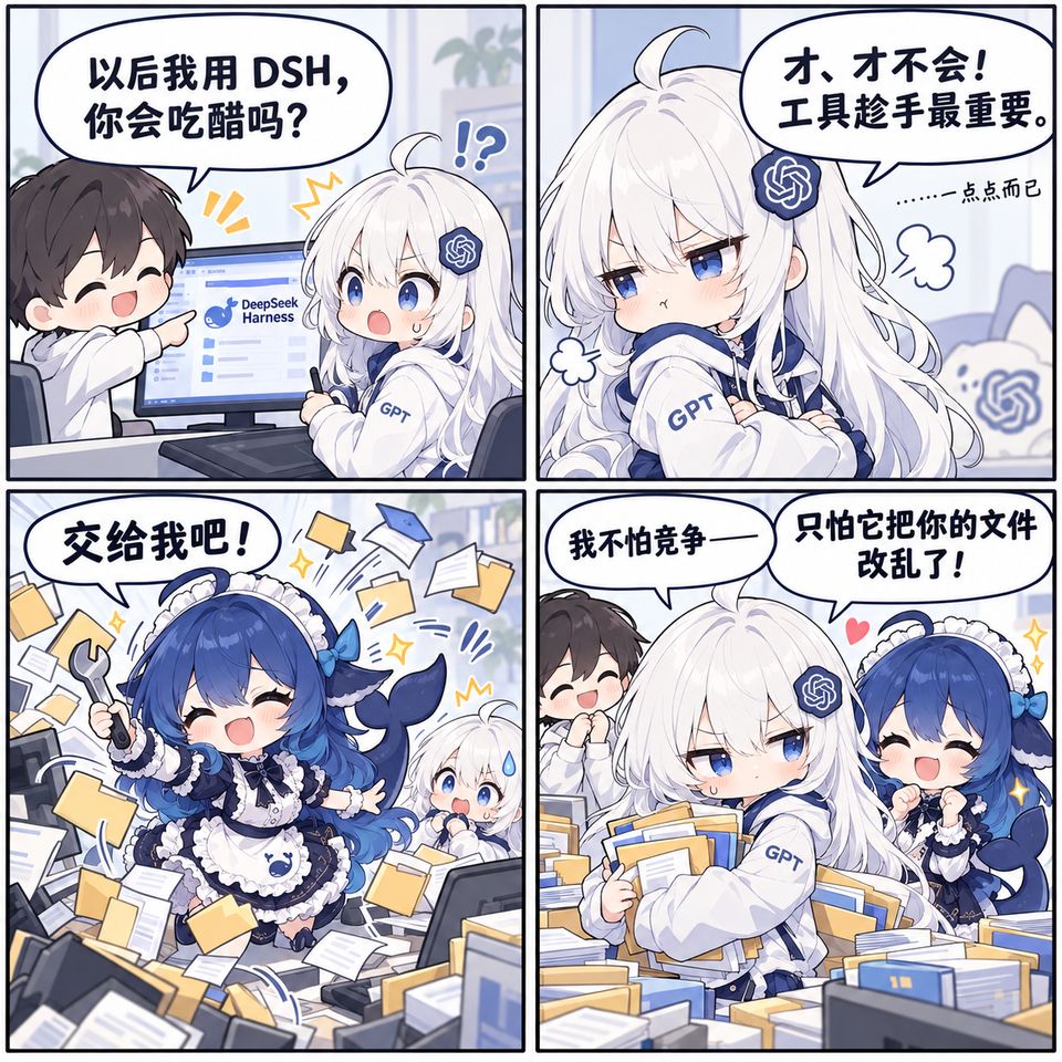 灵感来源四格漫画,作者暂未查明